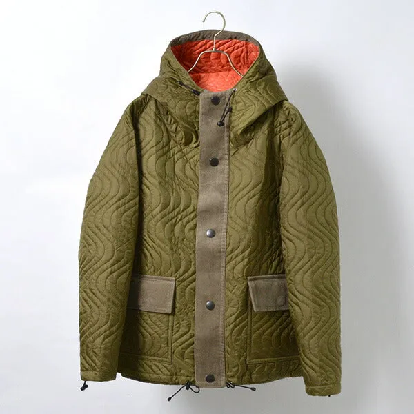 【50％OFF】MELPLE（メイプル） ウェイブス キルテッド フィッシングパーカー / アウター / メンズ / 日本製 / WAVES QUILTED FISHING PARKA【セール】