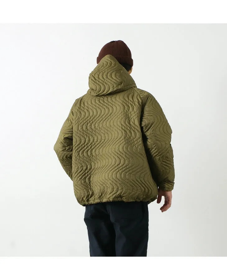 【50％OFF】MELPLE（メイプル） ウェイブス キルテッド フィッシングパーカー / アウター / メンズ / 日本製 / WAVES QUILTED FISHING PARKA【セール】