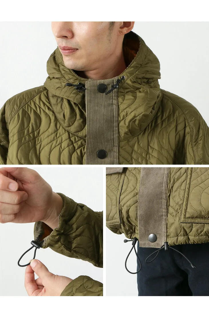 【50％OFF】MELPLE（メイプル） ウェイブス キルテッド フィッシングパーカー / アウター / メンズ / 日本製 / WAVES QUILTED FISHING PARKA【セール】