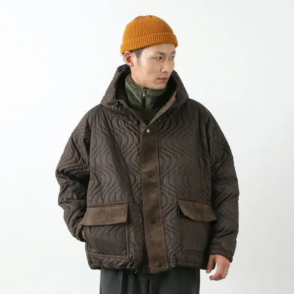 【50％OFF】MELPLE（メイプル） ウェイブス キルテッド フィッシングパーカー / アウター / メンズ / 日本製 / WAVES QUILTED FISHING PARKA【セール】