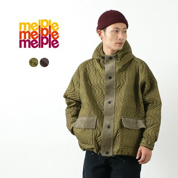 【50％OFF】MELPLE（メイプル） ウェイブス キルテッド フィッシングパーカー / アウター / メンズ / 日本製 / WAVES QUILTED FISHING PARKA【セール】