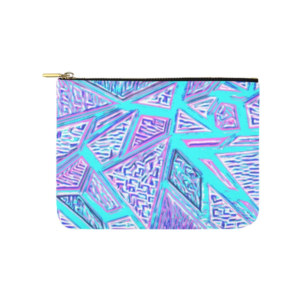 80s Frenzy Canvas 8''x 6'' Carry-All Zipper Pouch