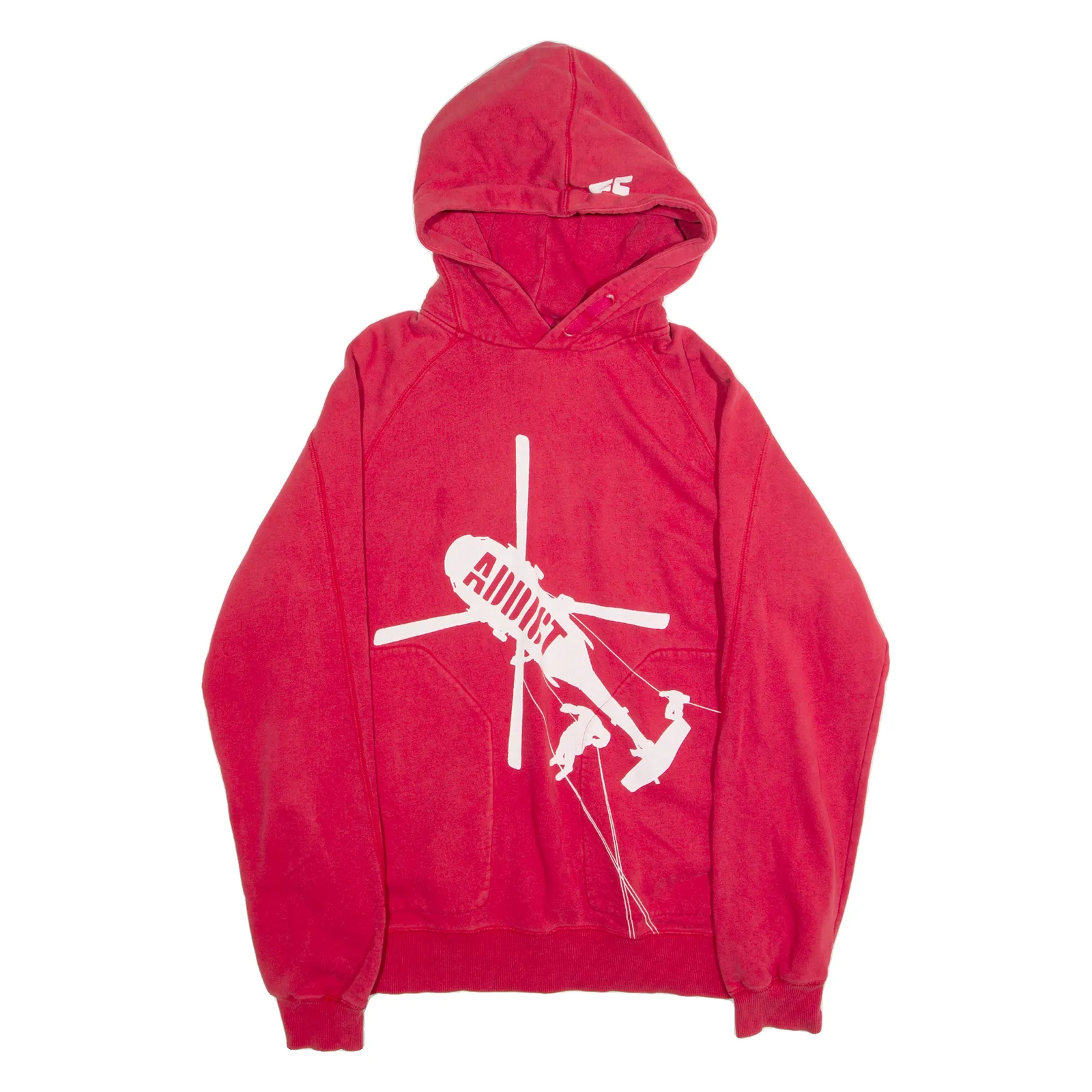 ADDICT Mens Red Hoodie M