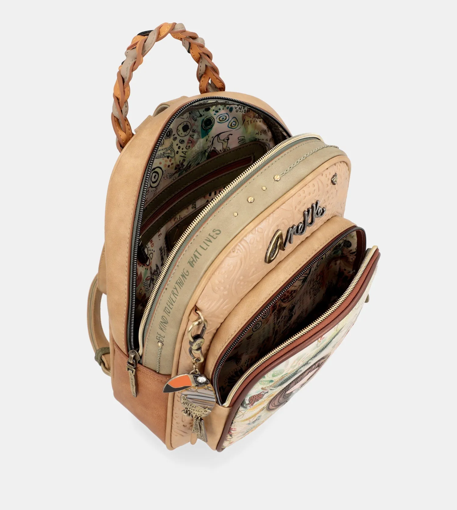 Amazonia backpack with front pocket