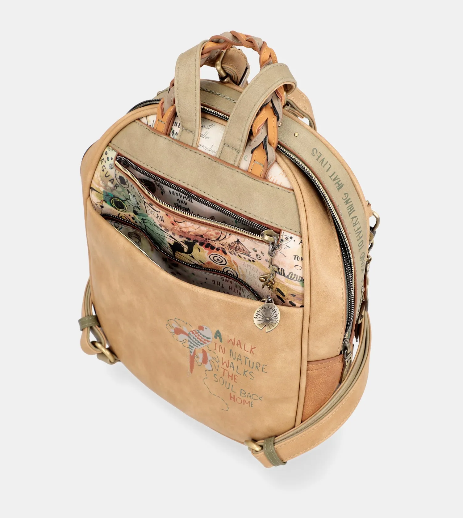 Amazonia backpack with front pocket