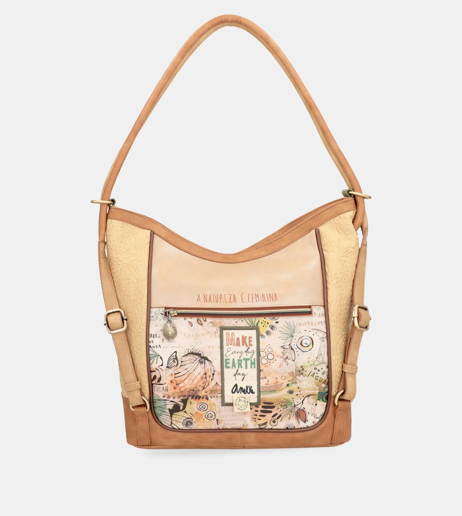 Amazonia convertible crossbody bag with backpack