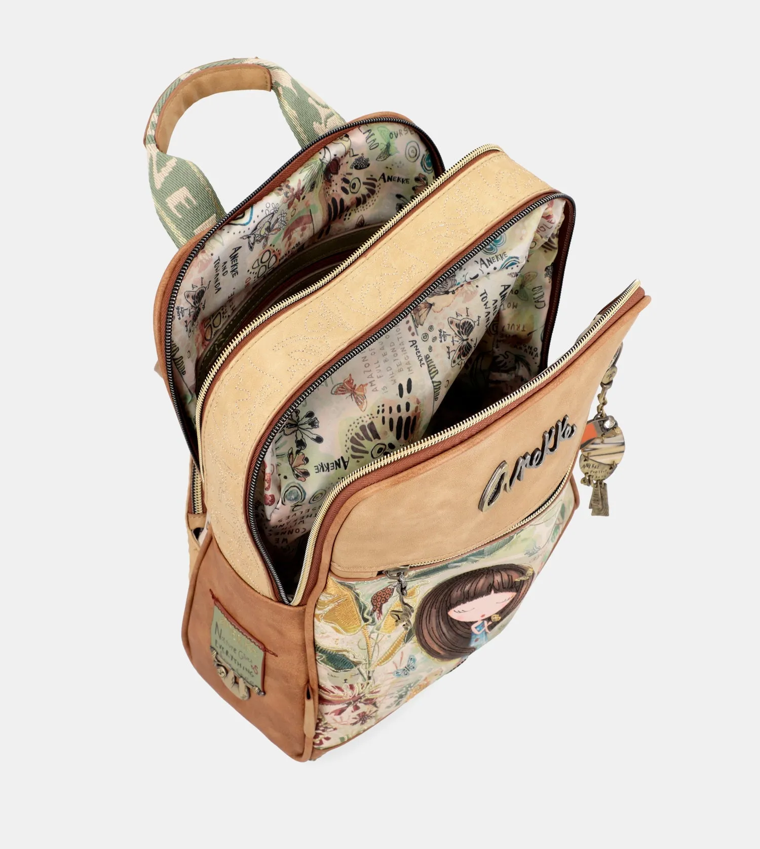 Amazonia double compartment backpack