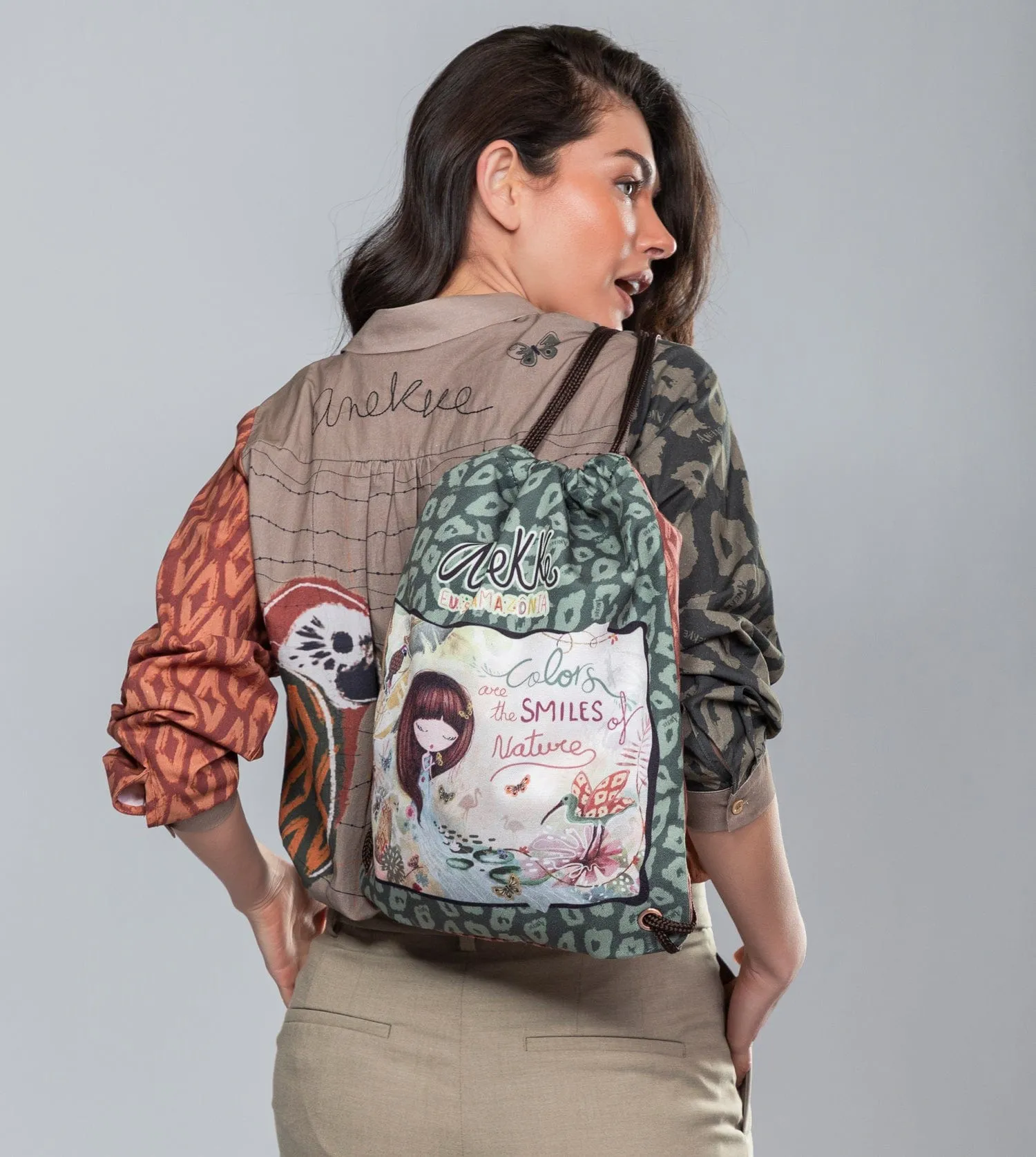 Amazonia fabric backpack