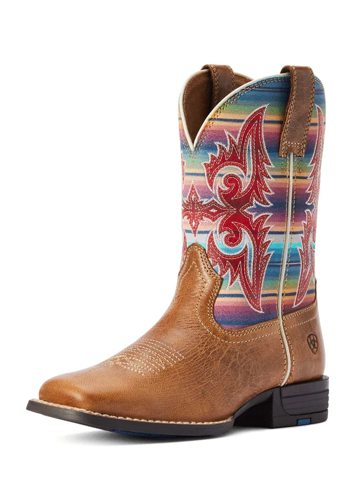 Ariat 10042595 Kids Lonestar Western Boot Ridge Tan