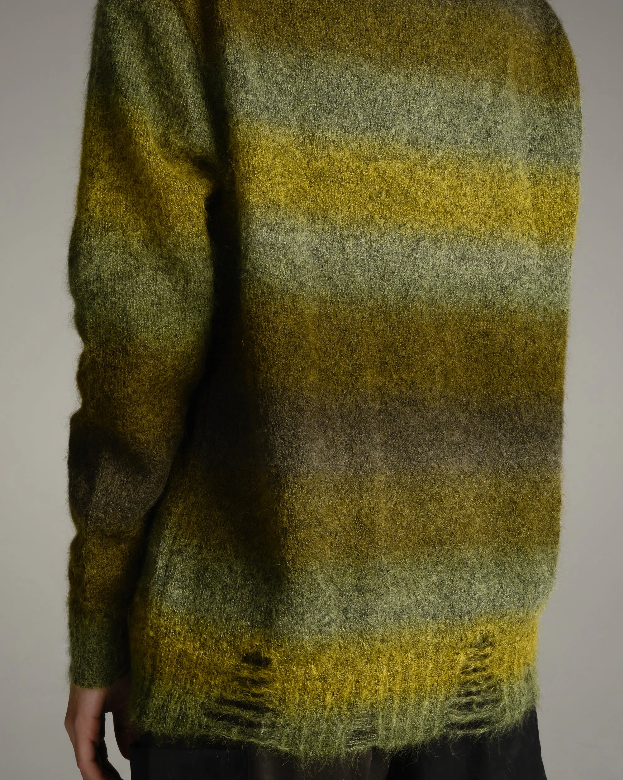 Army Green Mohair Sweater