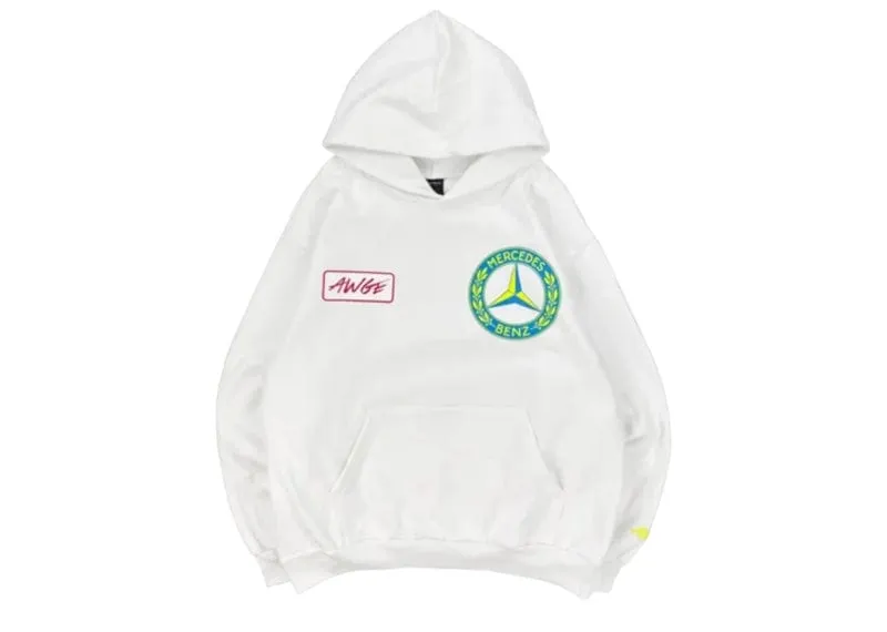 AWGE x Mercedes Benz Hoodie White