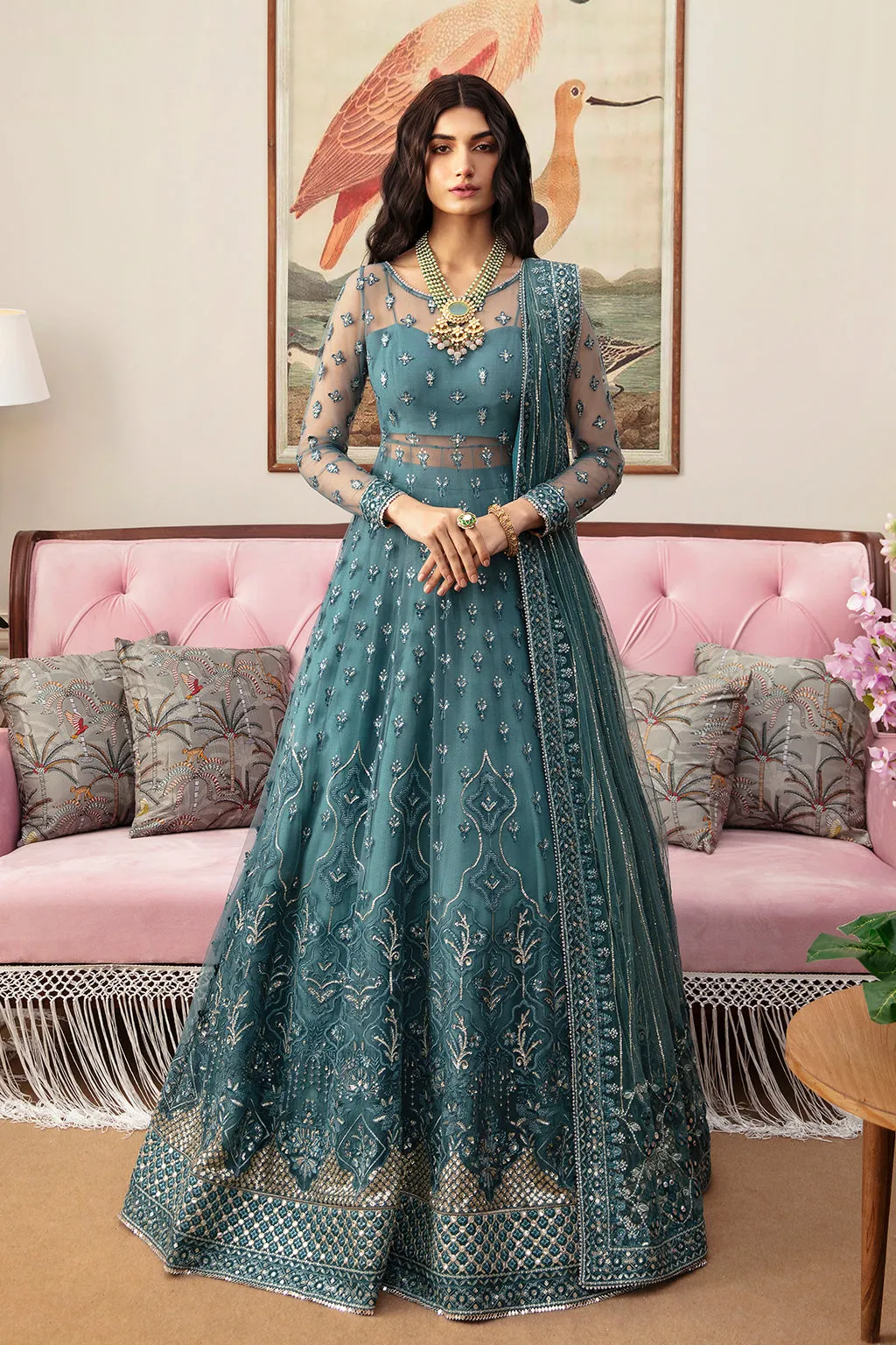 Ayzel The Whispers of Grandeur Unstitched Net 3Pc Suit ADK-V1-08