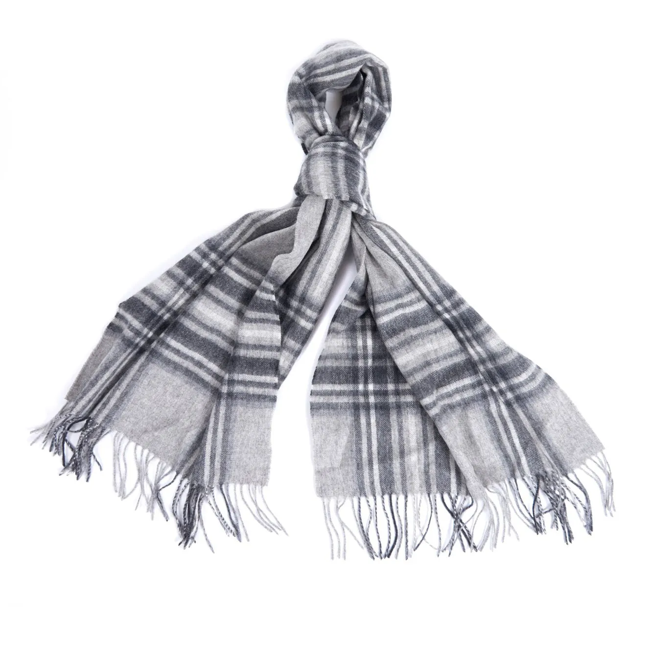 Barbour Womens Lonnen Wrap Scarf Monochrome