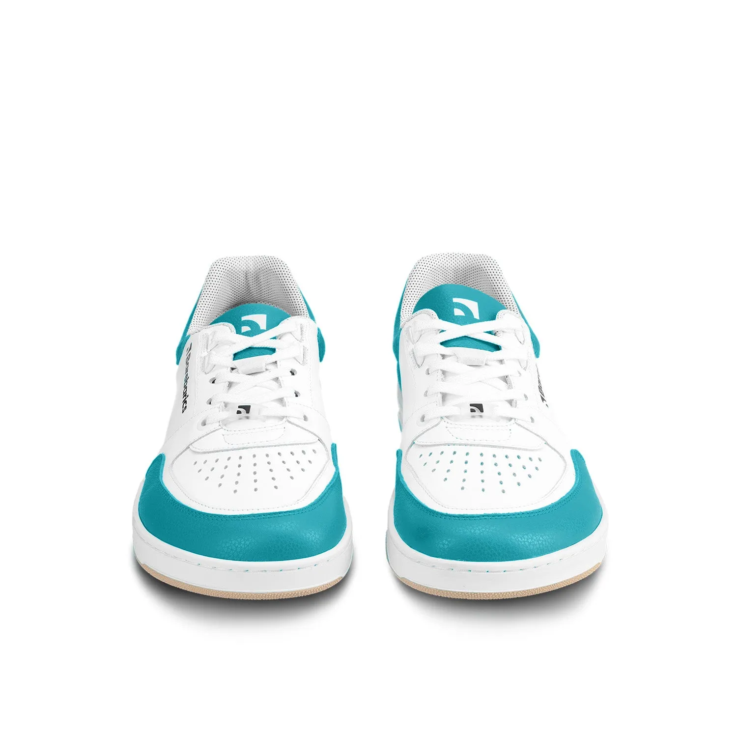 Barefoot Sneakers Barebarics Wave - White & Dark Turquoise