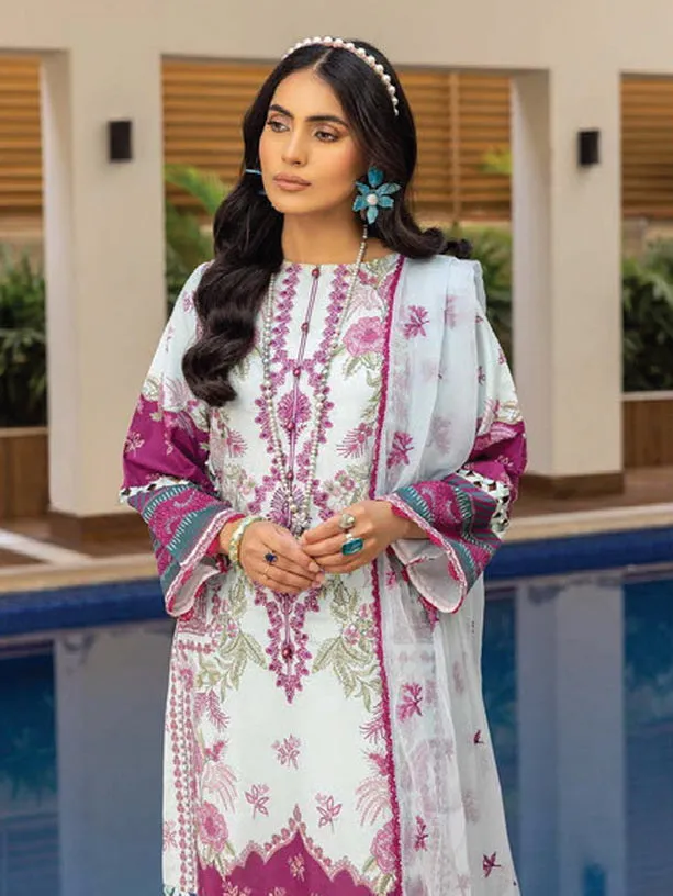 Belle ame by Humdum Embroidered Lawn Unstitched 3Pc Suit D-09