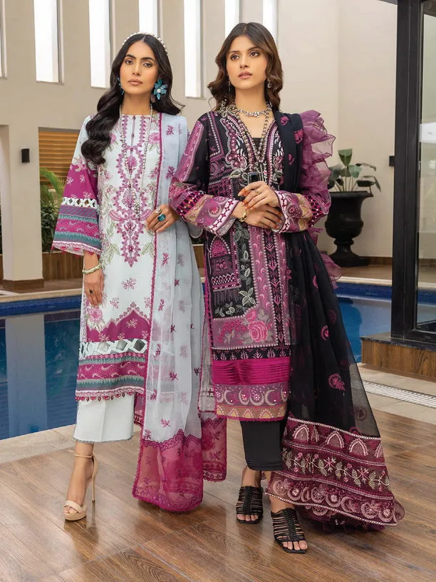 Belle ame by Humdum Embroidered Lawn Unstitched 3Pc Suit D-09