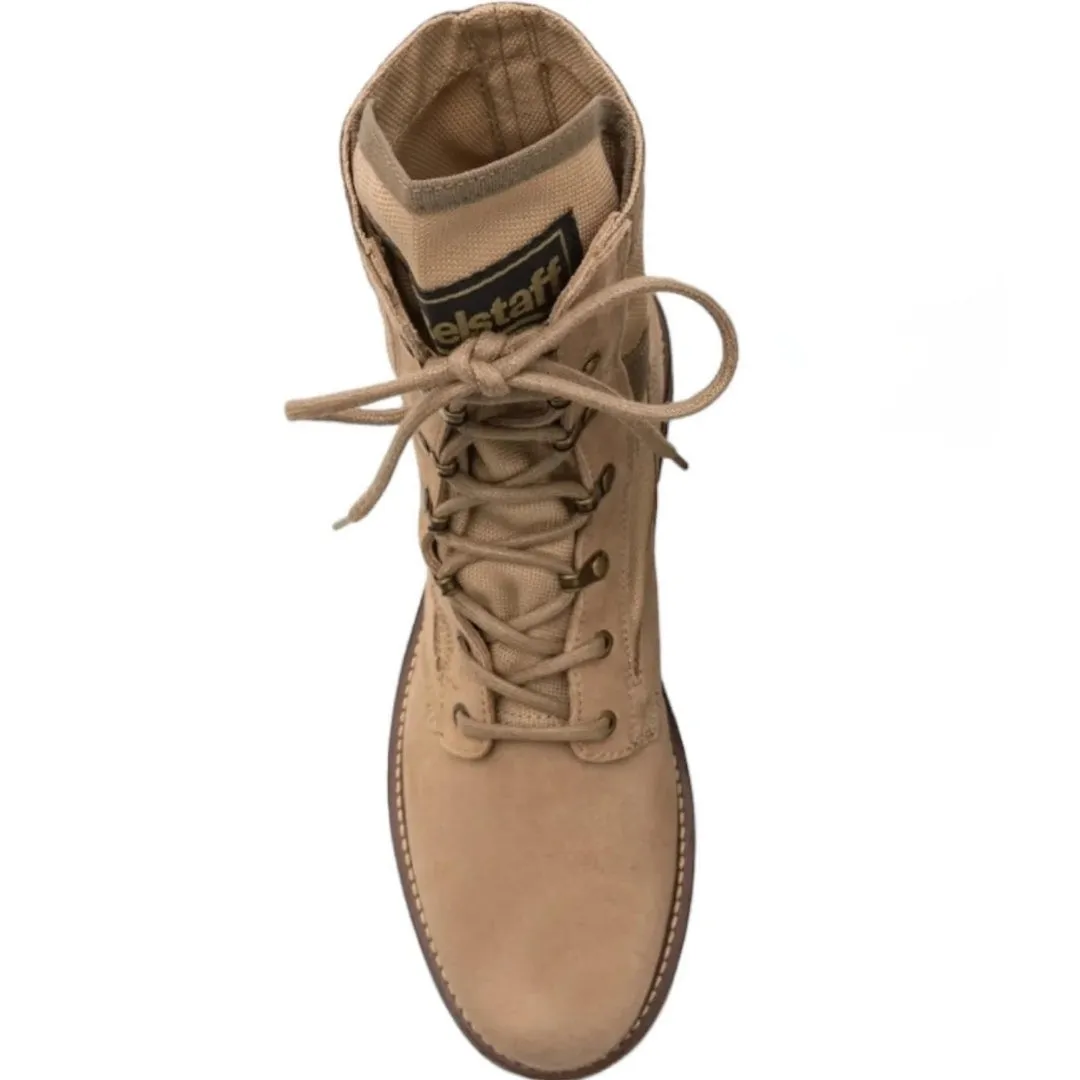 Belstaff Khaki Trooper Lace Up Beige Boots