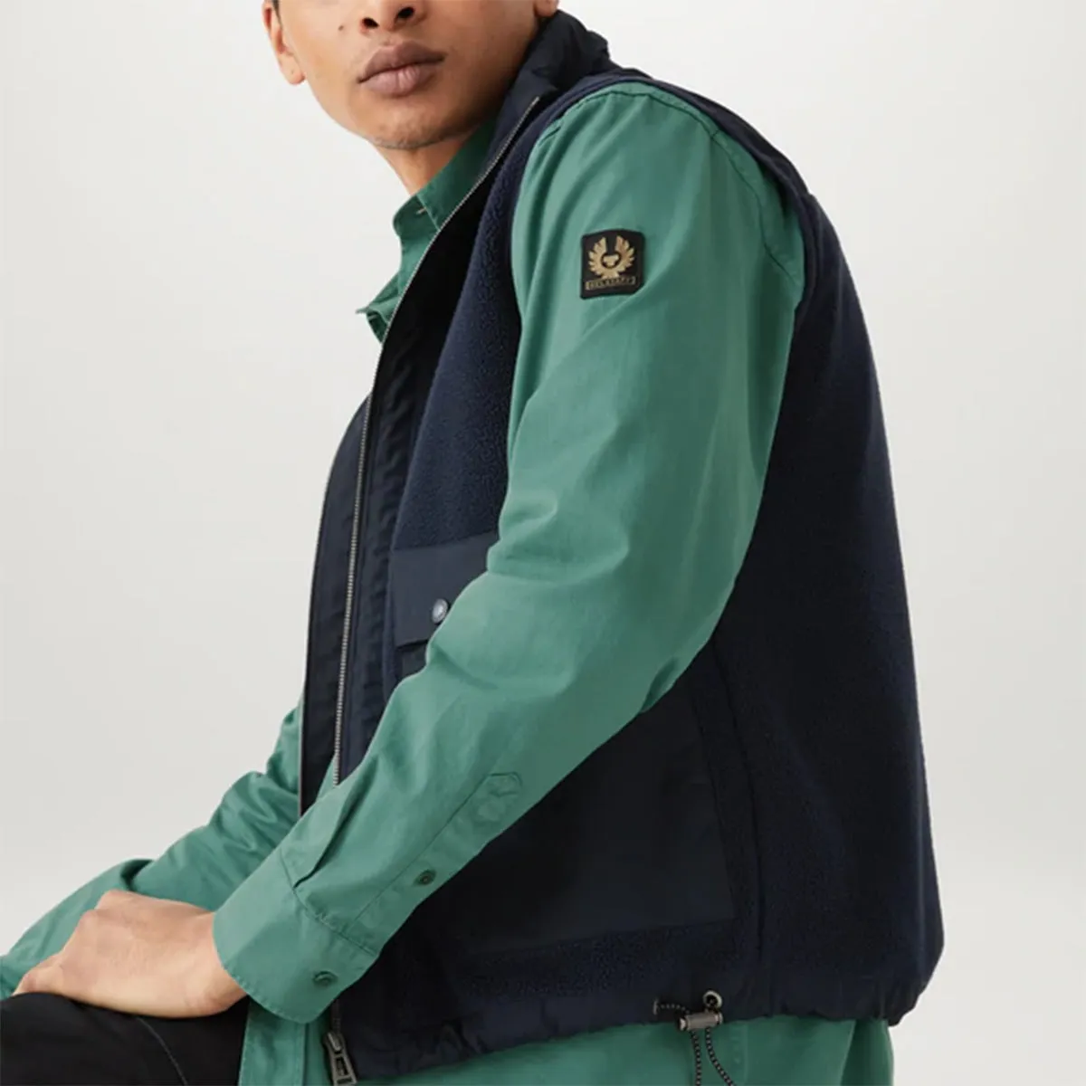 Belstaff - Pitch Shirt in Faded Teal