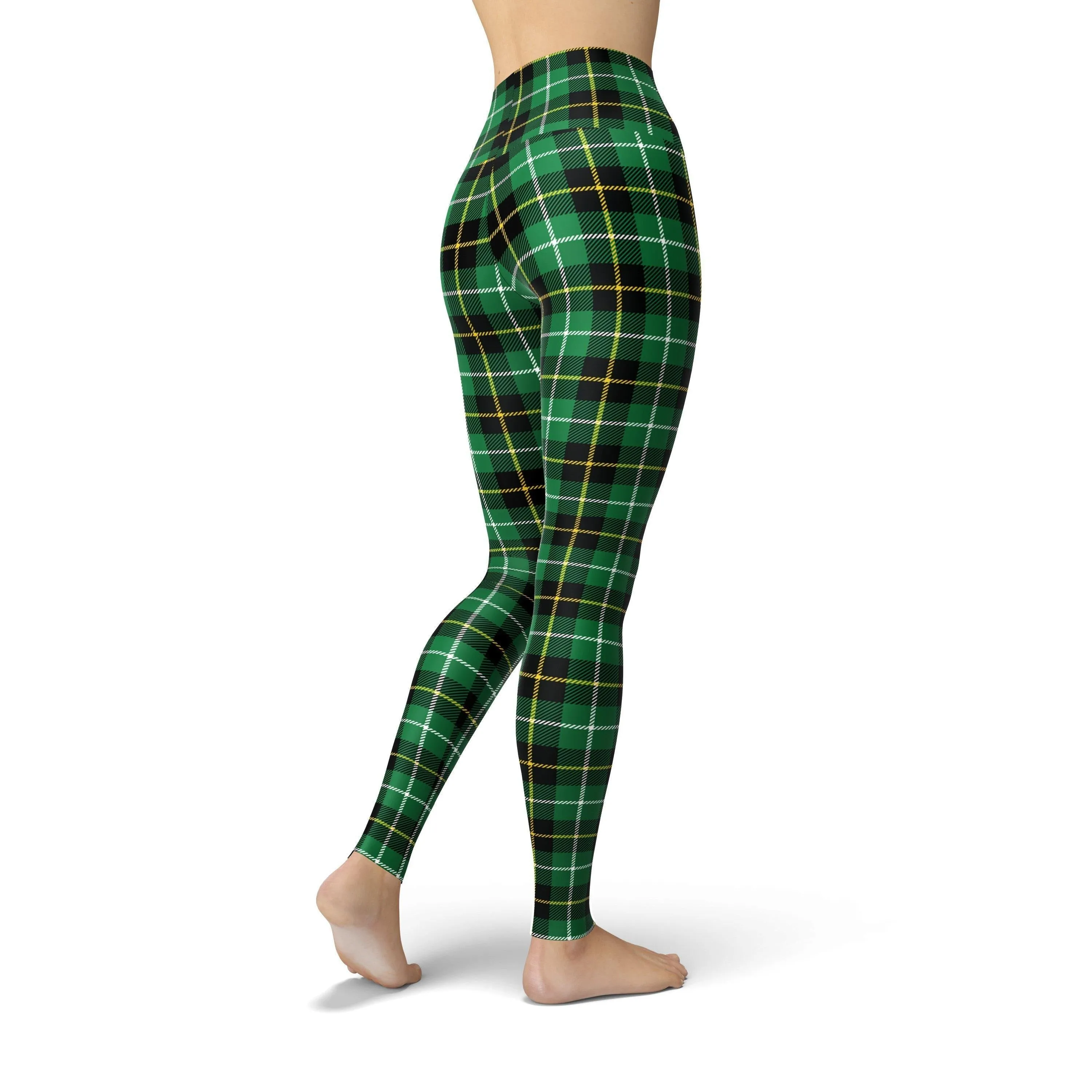 Beverly Green Plaid Leggings