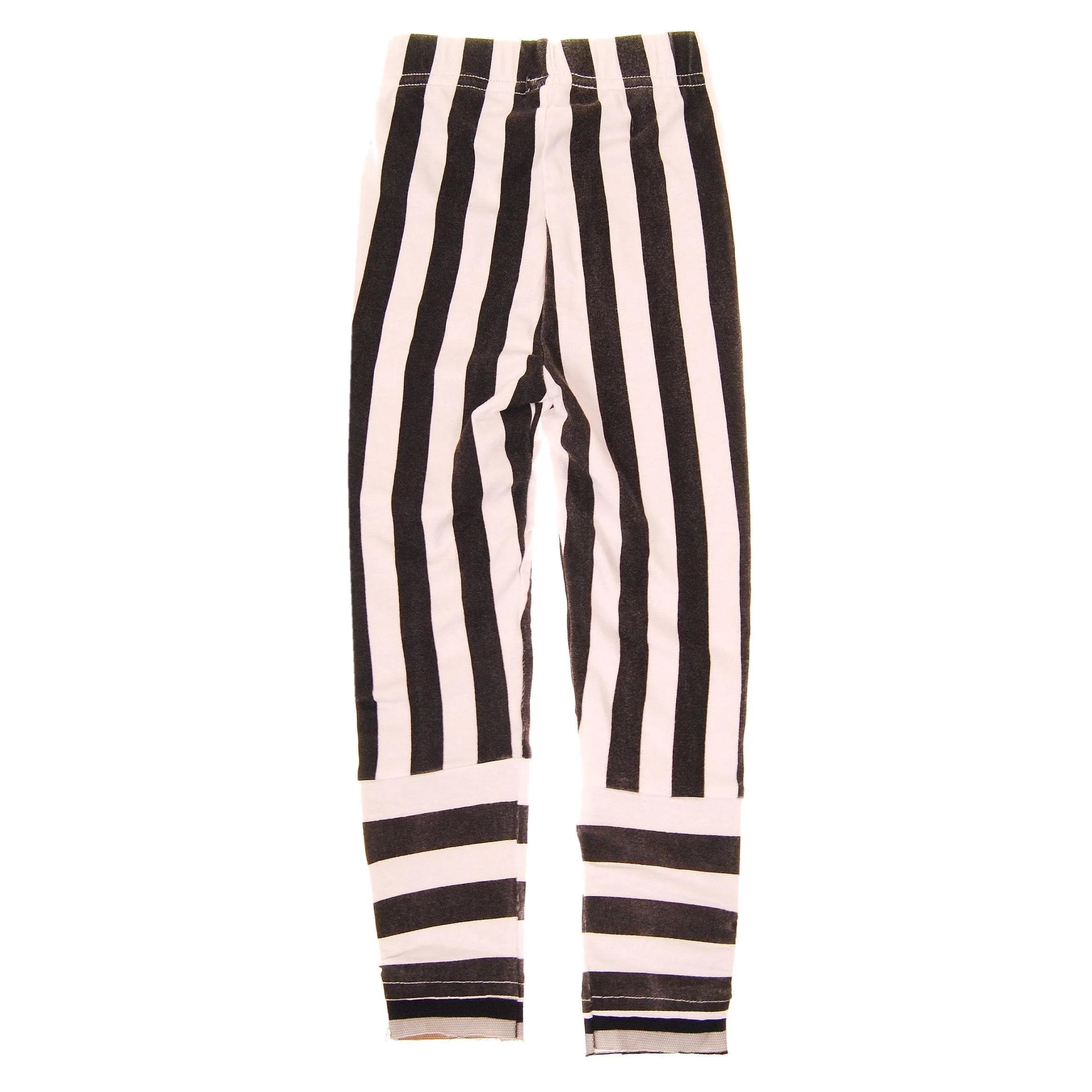 Black & White Stripe Girl Legging by: Mini Shatsu