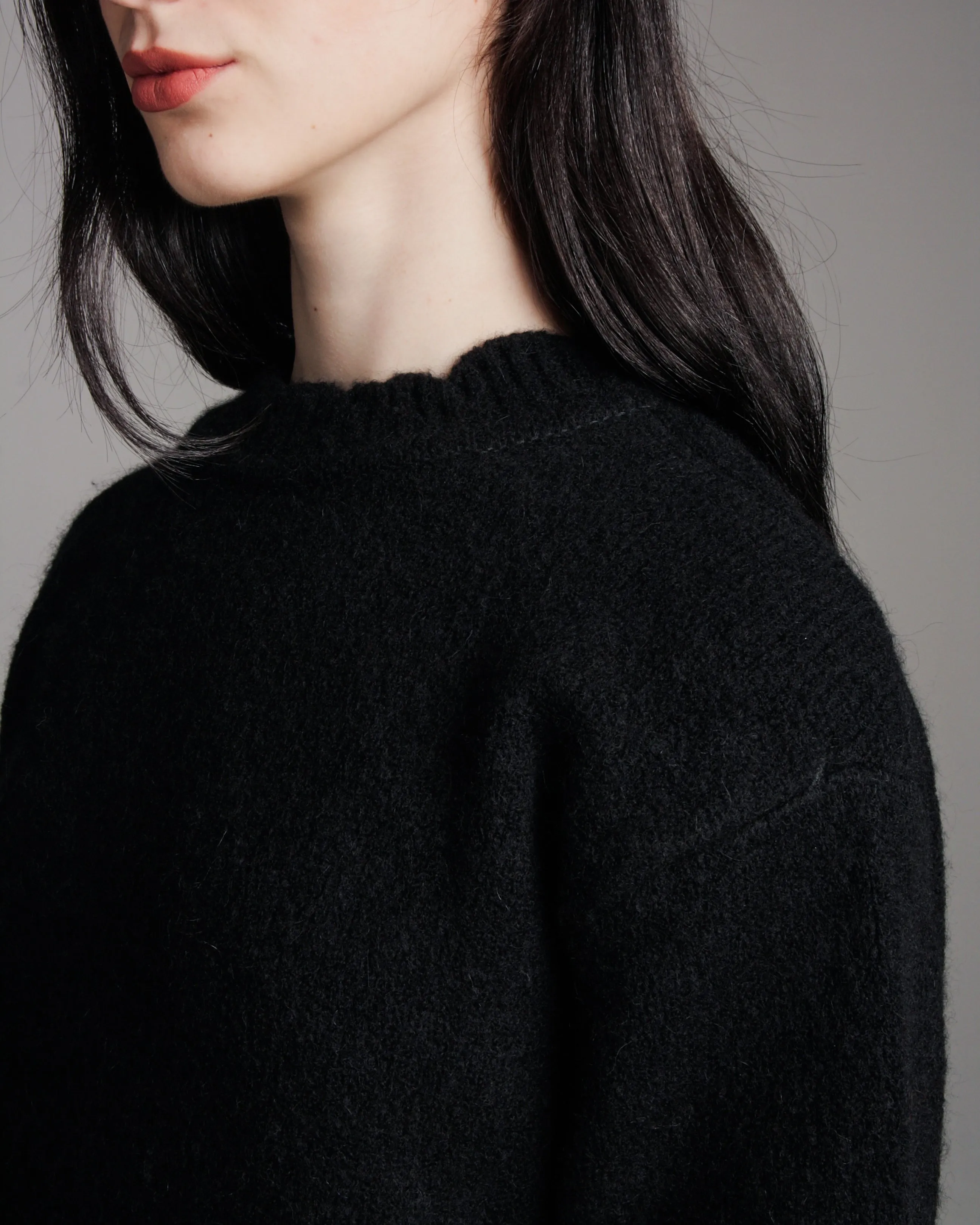 Black Wool Sweater