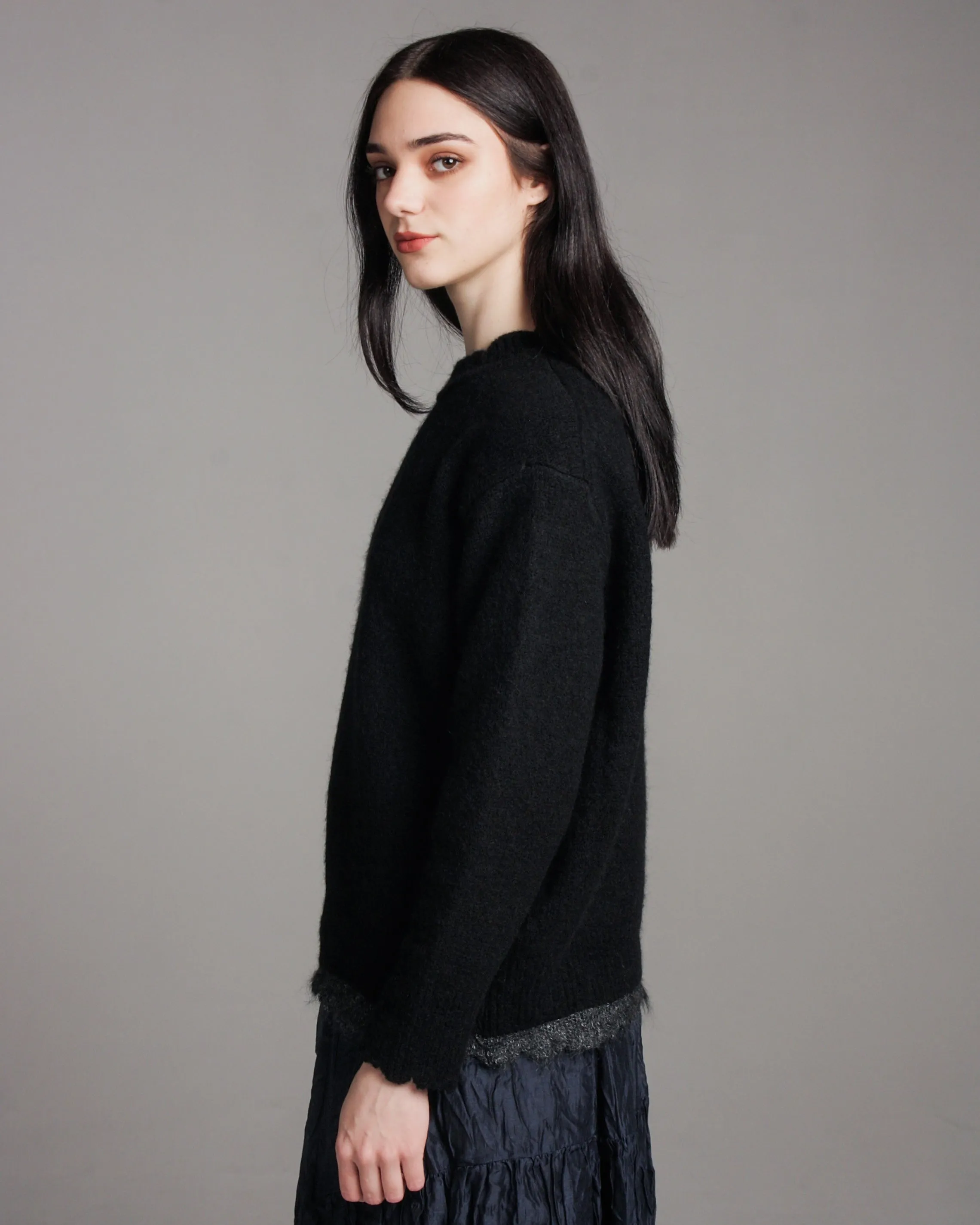 Black Wool Sweater