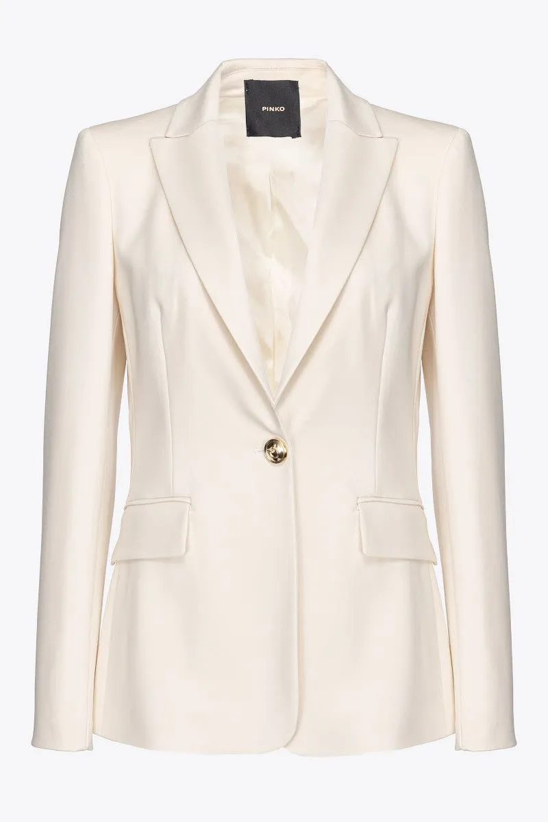 Blazer monopetto donna Beige