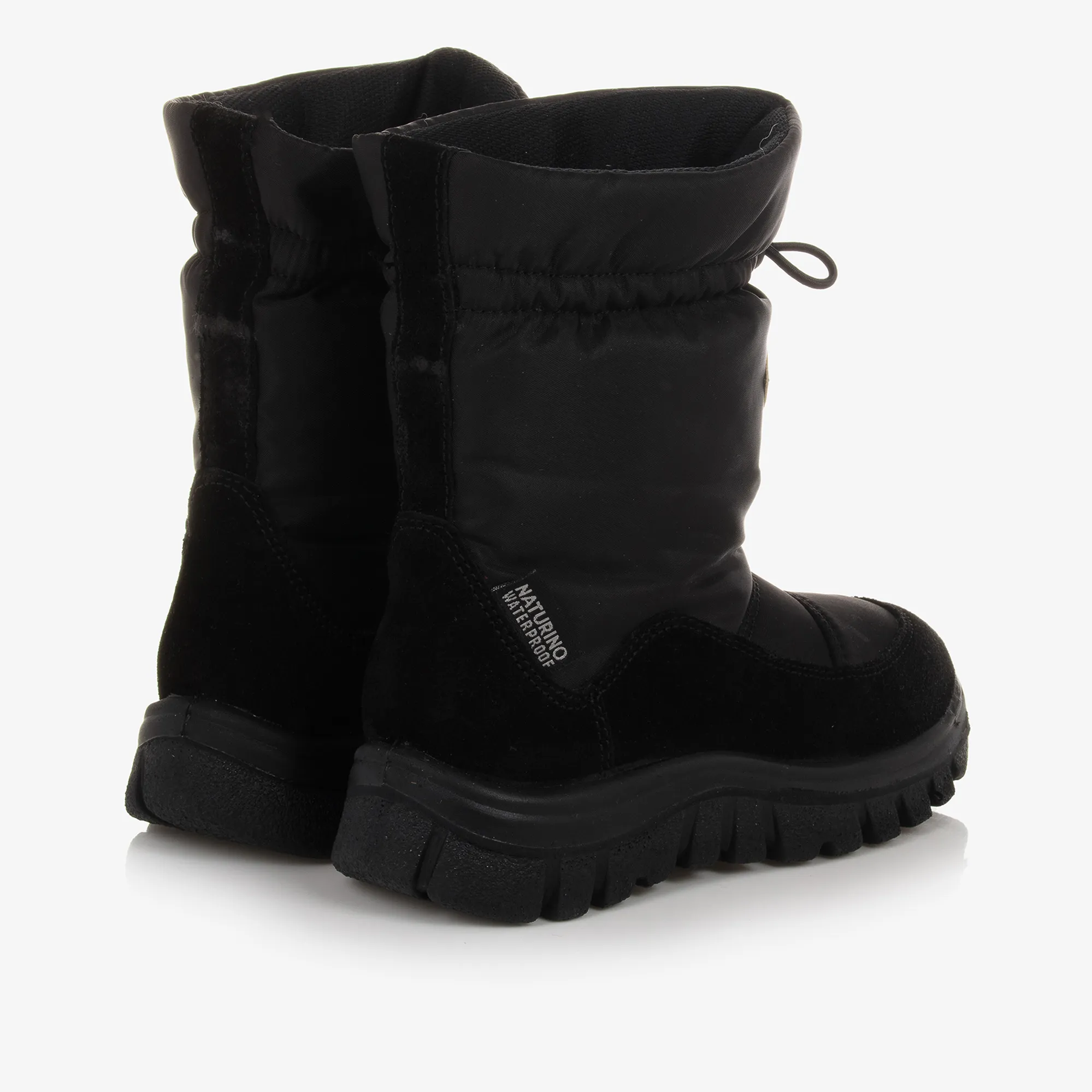 Boys Black Snow Boots