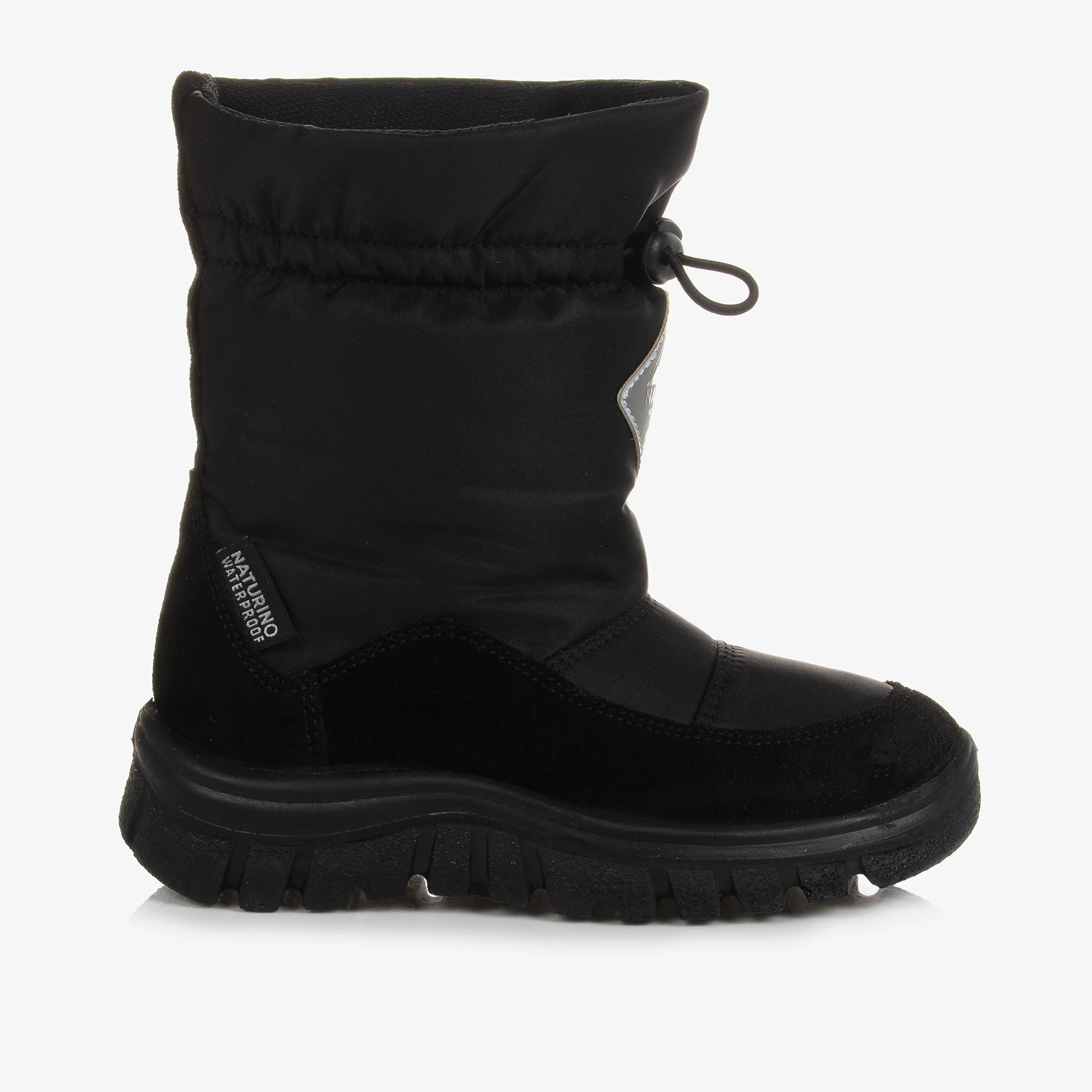 Boys Black Snow Boots