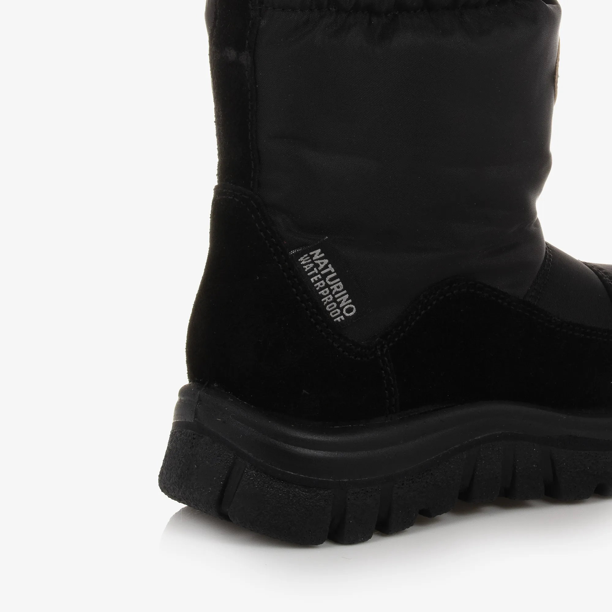 Boys Black Snow Boots