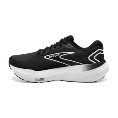 Brooks Men’s Glycerin 21 Athletic Shoes-Black/White/Grey