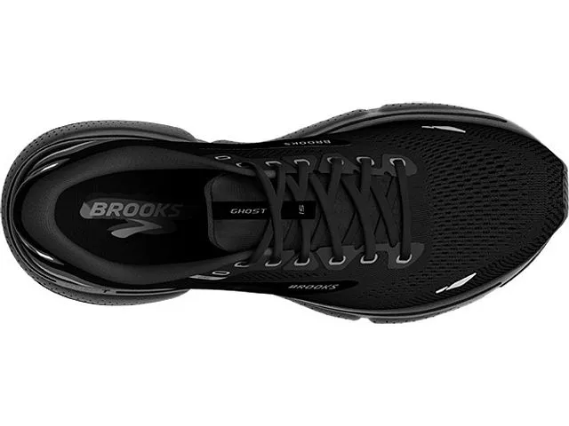 Brooks Women’s Ghost 15 Athletic Shoes-Black/Black