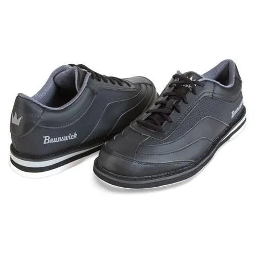 Brunswick Mens Rampage Black Right Hand Bowling Shoes