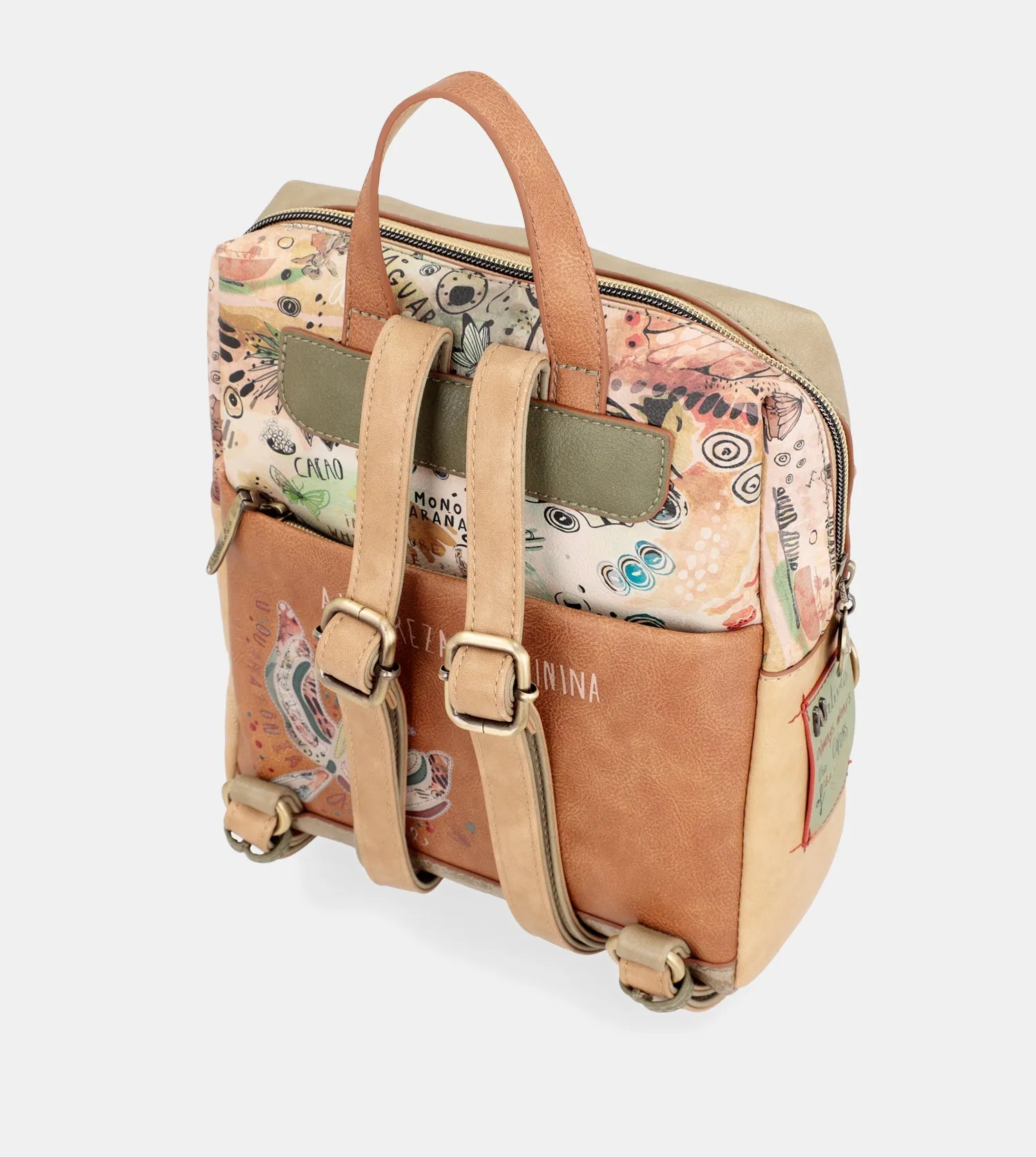 Butterfly printed backpack