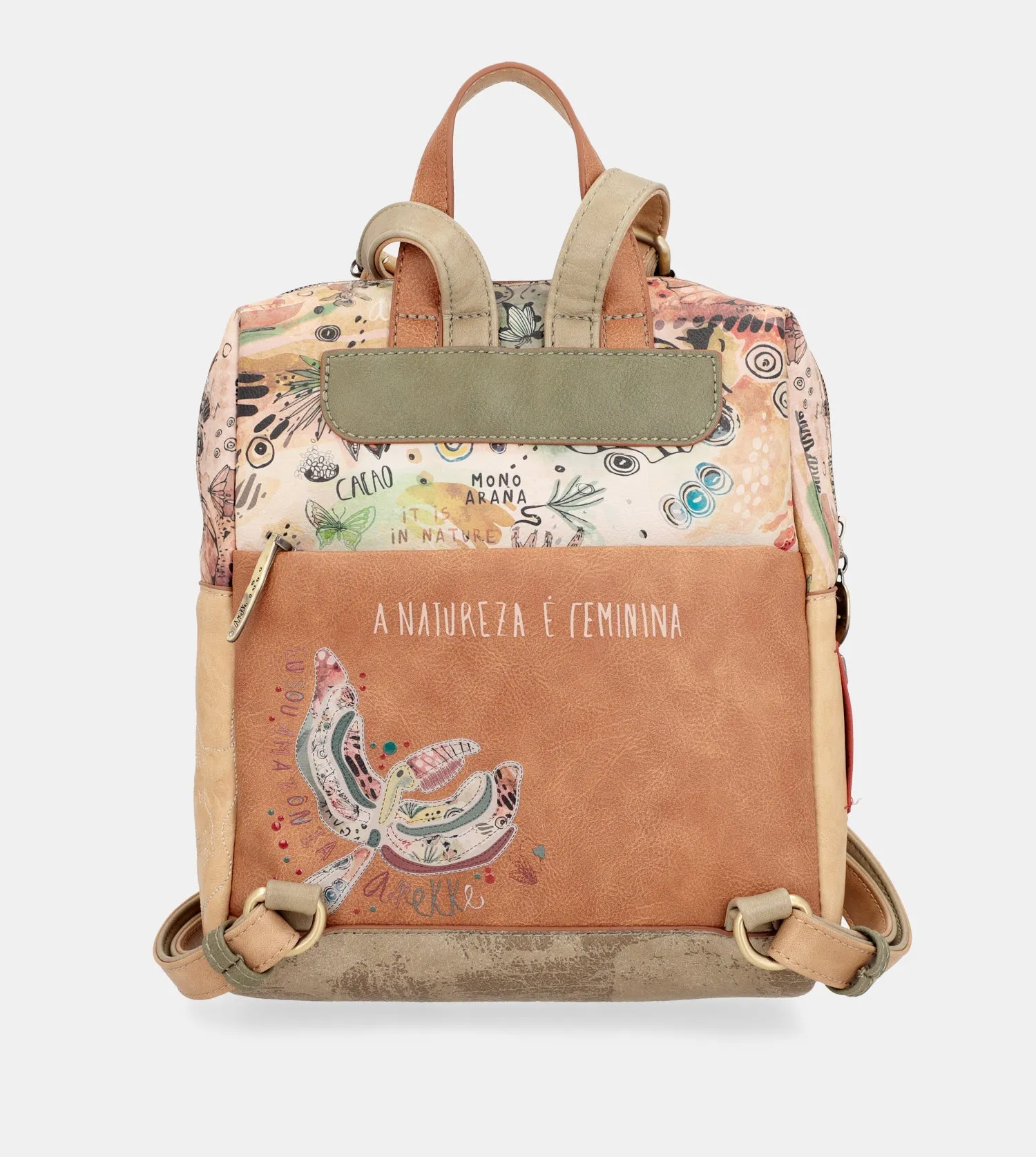 Butterfly printed backpack