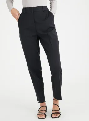 Buy Black Tapered Trousers 10L | Trousers | Tu