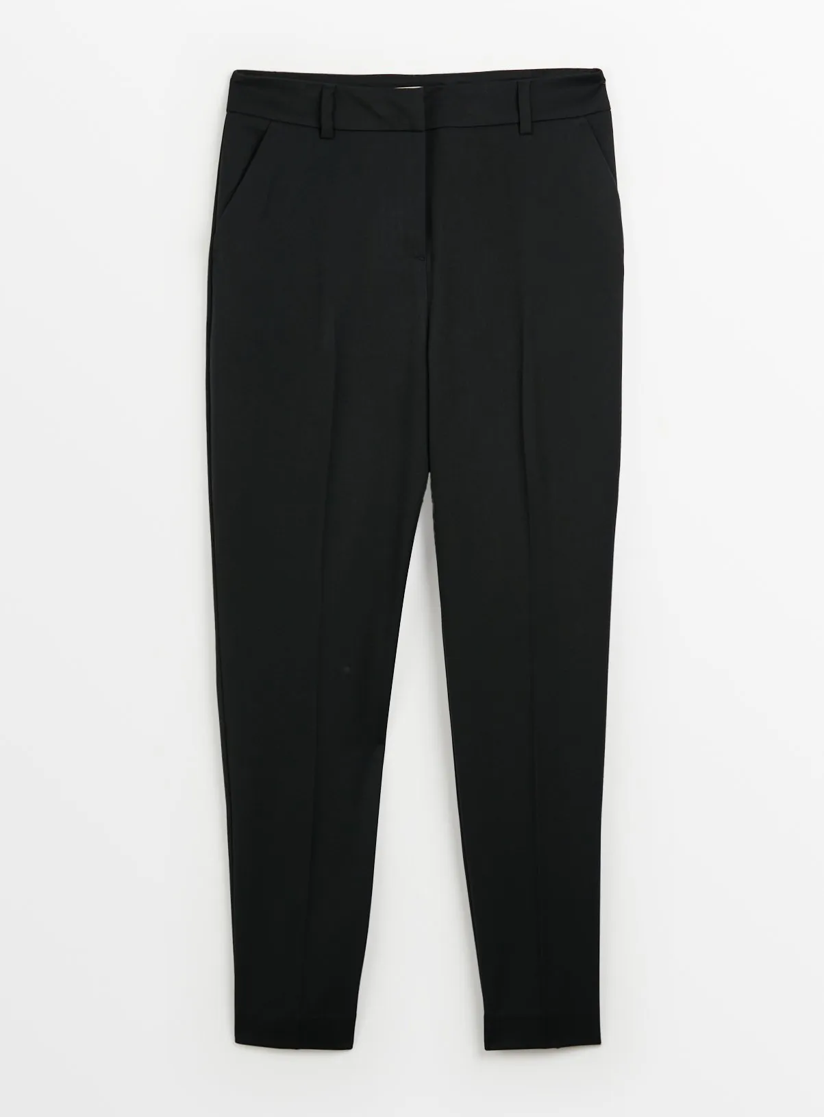 Buy Black Tapered Trousers 10L | Trousers | Tu