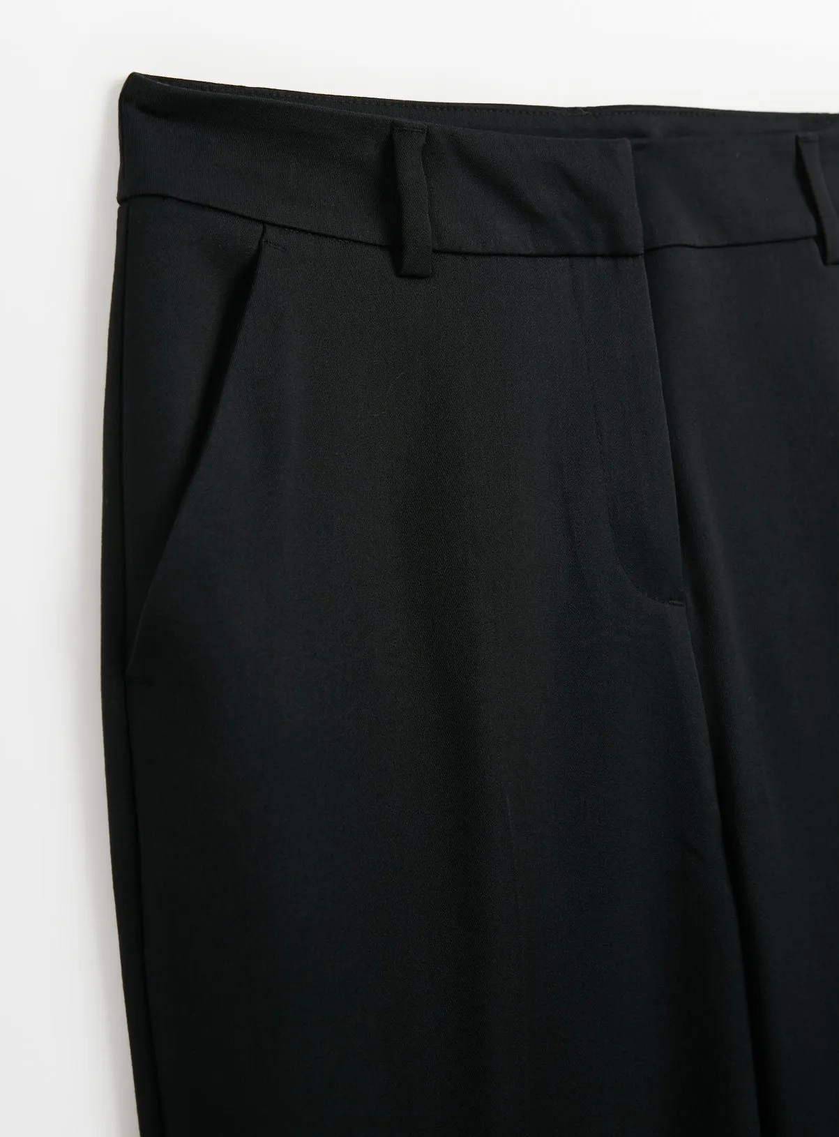 Buy Black Tapered Trousers 10L | Trousers | Tu