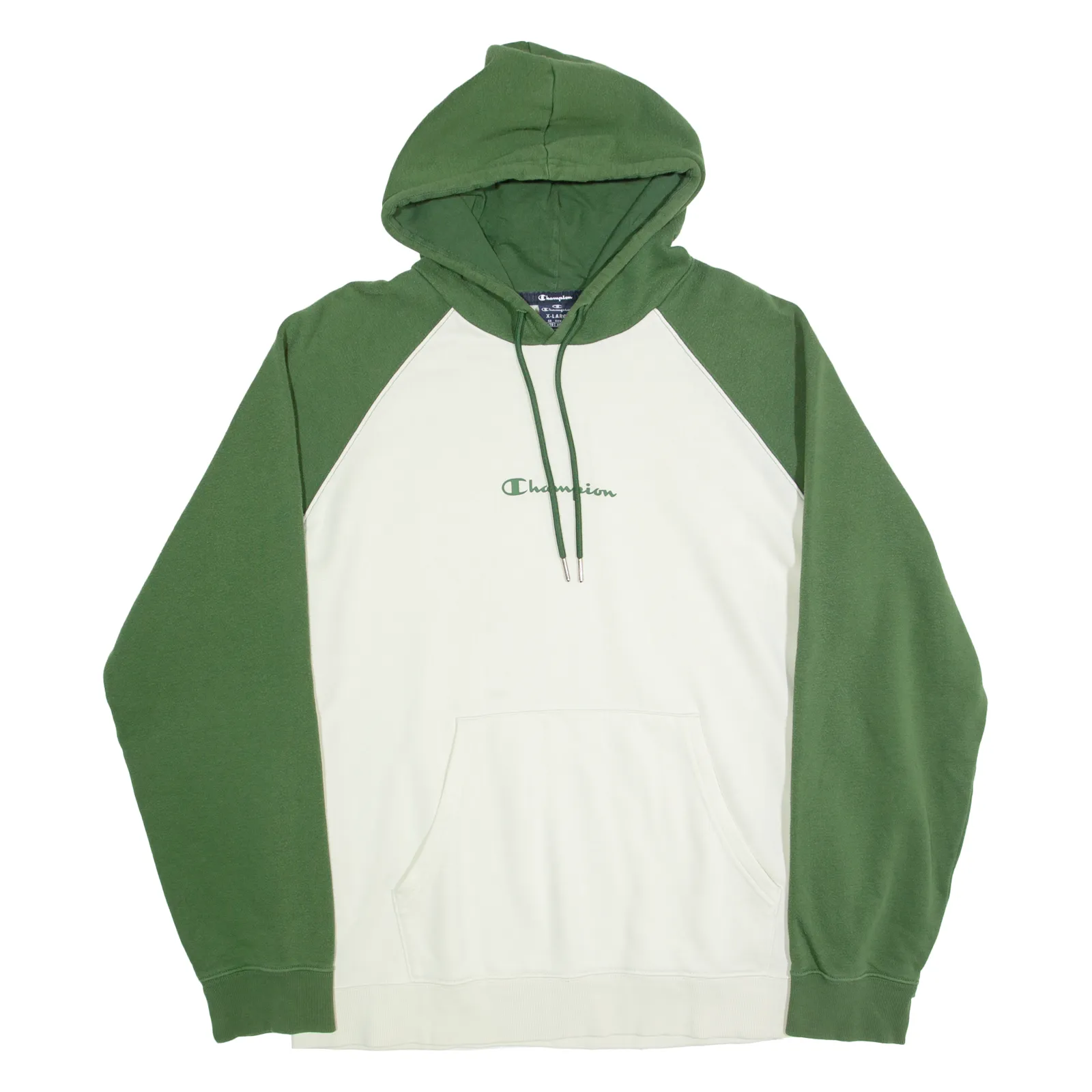 CHAMPION Mens Green Hoodie XL