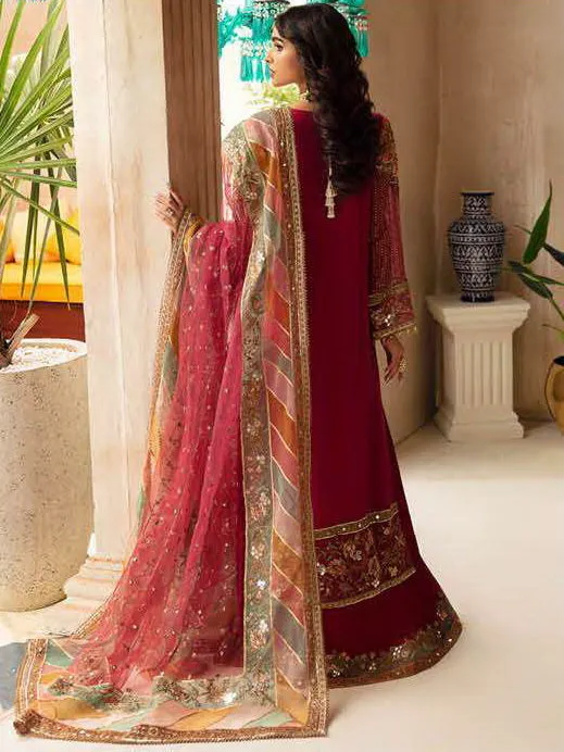 Charizma Dastaan-e-Jashan Luxury Chiffon Unstitched 3Pc Suit DJ4-04