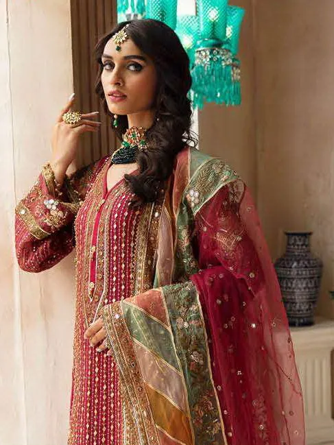 Charizma Dastaan-e-Jashan Luxury Chiffon Unstitched 3Pc Suit DJ4-04