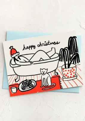 Christmas Bath Card