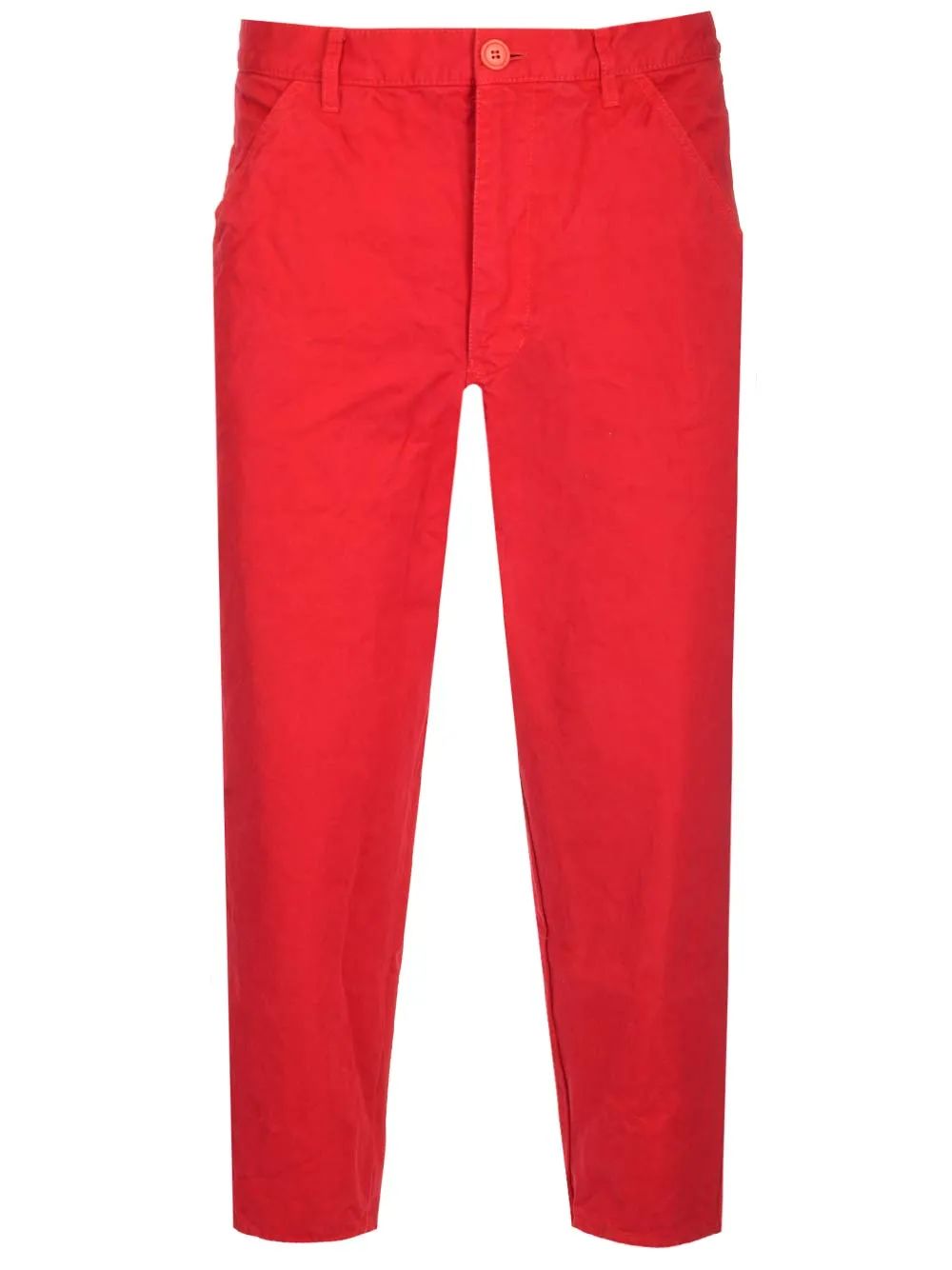 Comme des Garons Shirt Mid-Waist Cropped Trousers