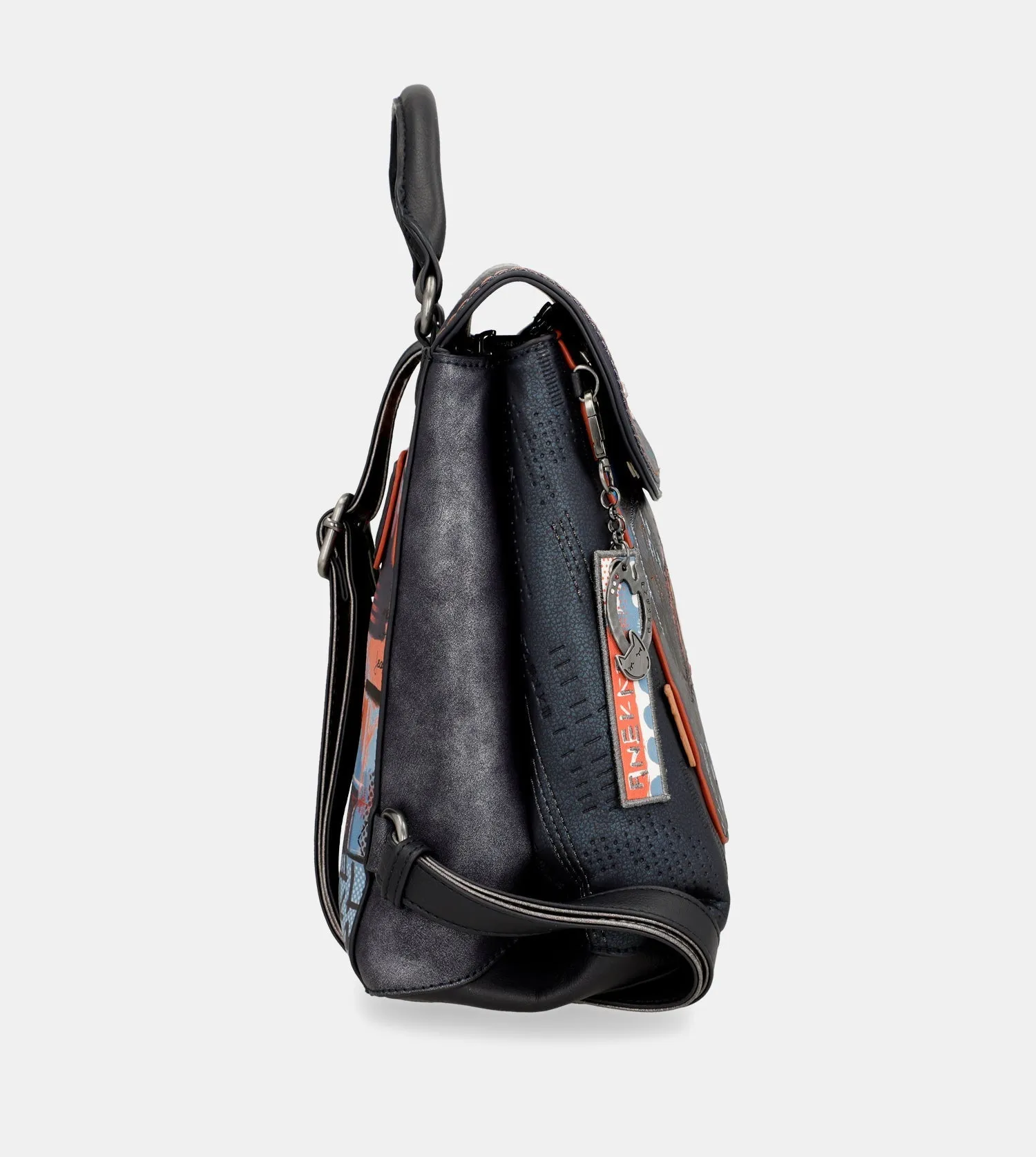 Contemporary flap backpack Contemporary