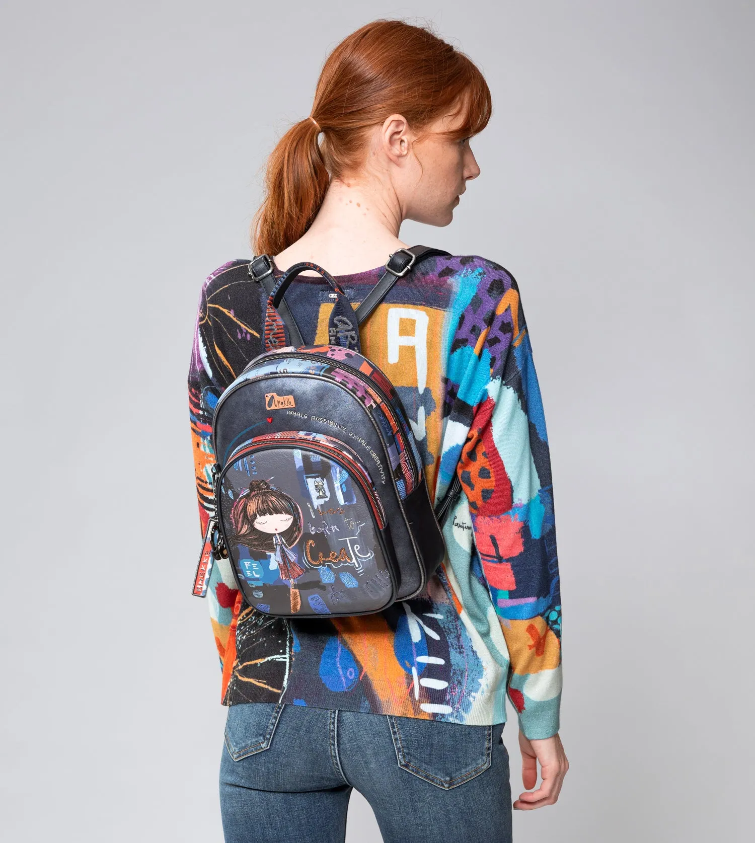 Contemporary medium sized backpack