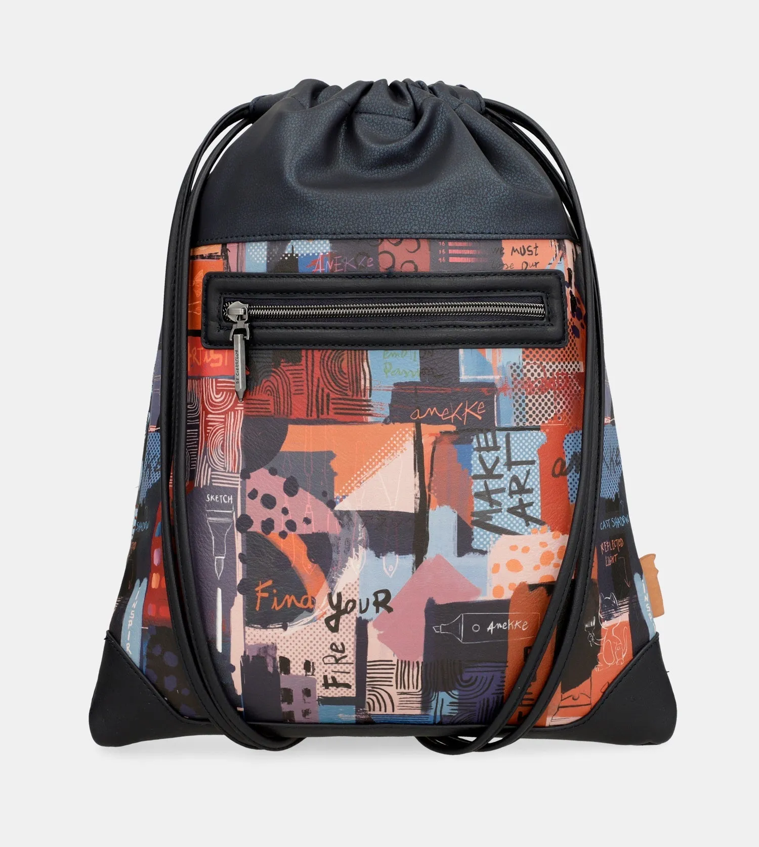 Contemporary satchel backpack