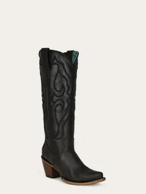 Corral Z5075 Ladies Embroiderry Western Boot Black