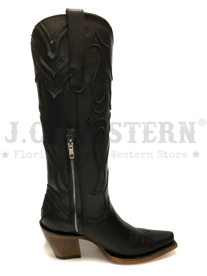 Corral Z5075 Ladies Embroiderry Western Boot Black