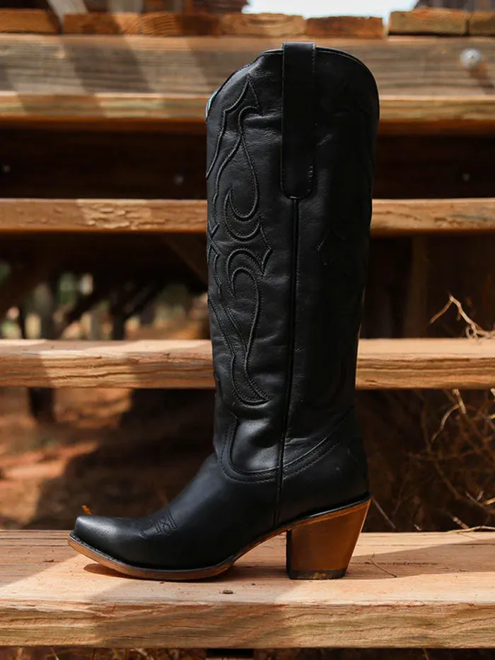 Corral Z5075 Ladies Embroiderry Western Boot Black