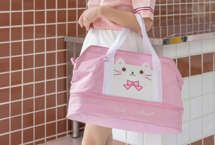 CUTE CAT MULTIFUNCTIONAL TRAVEL HANDBAG